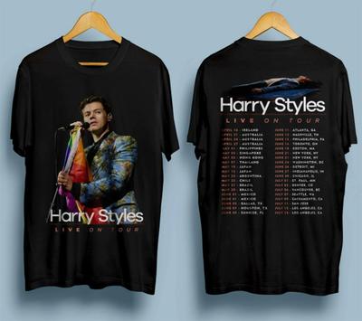 Harry Styles Singer Live On Tour Merch T Shirt Size S M L 2345XL 2 SIDE EE140 Unisex T-Shirt
