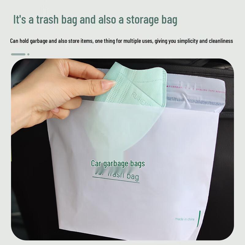 100-Count Adhesive Car Trash Bags