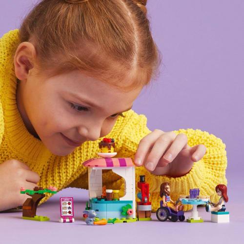 LEGO Friends Pancake Shop Toy Present Birthday Block Educational Christmas Girl Boys Children 6 Years Old 7 Years Old 8 Years Old 9 Years Old Pretend