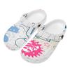 Fashion Printed EVA Clogs Sandals Adult Unisex Lightweight Soft Slip On Casual Slippers Soft Sole Summer Shoes Daily Comfort Wear