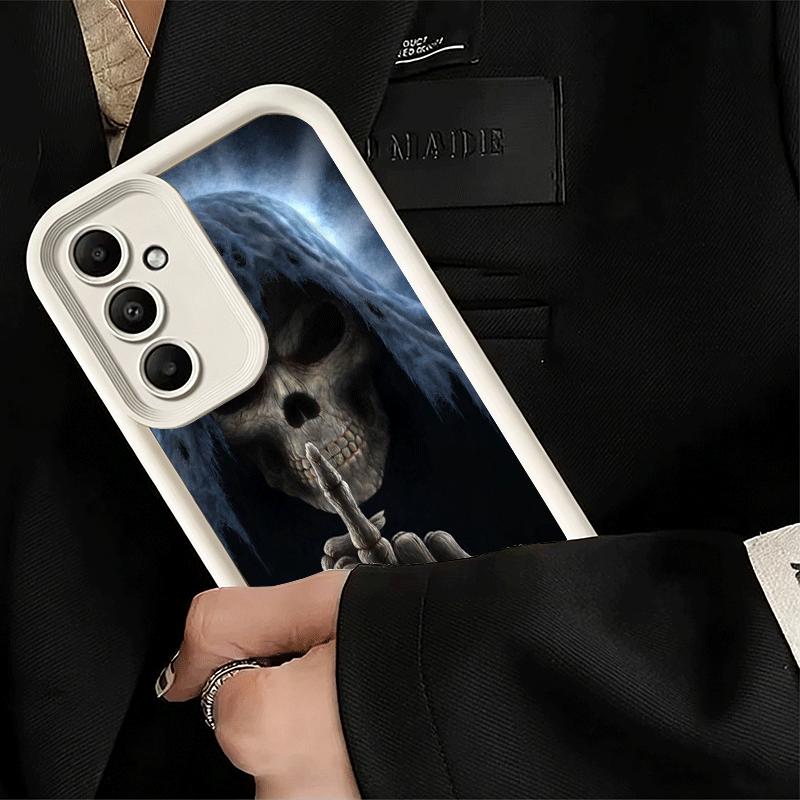 Phone Case for Samsung Galaxy A17 A16 A15 A14 A13 Grim Reaper Skeleton Funny Style A56 A36 A26 A55 A35 A25 A54 A34 A24 A53 A33 A
