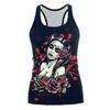 Halloween Animal Anime Digital Print Women's I-shaped Vest Yoga Top