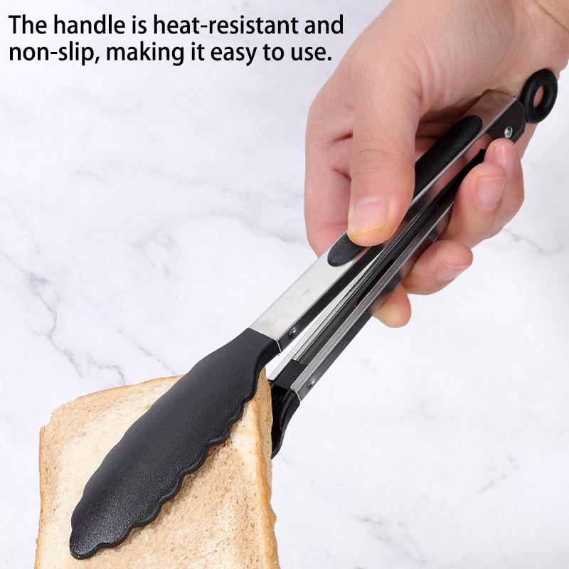 Conjunto de 12 Utensílios de Cozinha com Cabo de Madeira, Silicone Resistente ao Calor, Anti-riscos e Livre de BPA