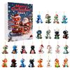 Christmas Countdown Blind Box with Cute Dragon Baby Pendant Christmas Tree Calendar