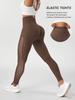 Women's Jacquard Yoga Pants Hip Lifting Hollow Design Shaping Workout Leggings High Elasticity Breathable Fitness Trousers Cross Border Style