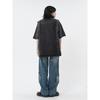 Unisex Retro High-Street Wide-Leg Jeans with Pockets