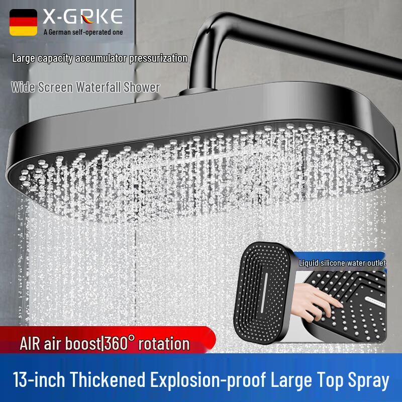 

X-GRKE Pressurized Rain Shower Head