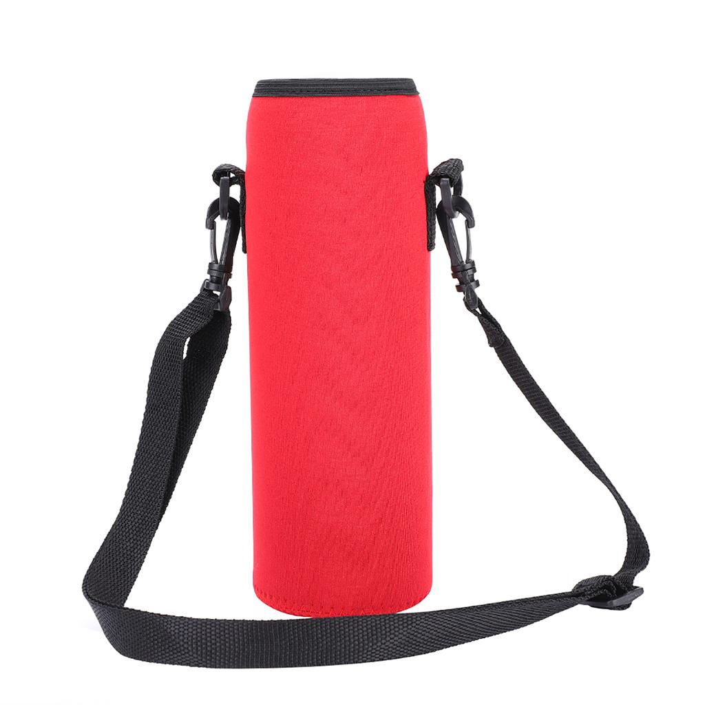 Outdoor Sports Water Bottle Thermal Holder Bag Scald Proof Case Cover Sleeve with Strap