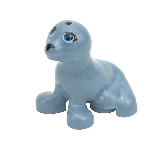 City Animal Building Block Figures Eagle Owl Goat Crocodile Dog Lion Cheetah Parrot DIY Farm Street View Accessories Bricks Gift