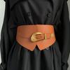Elastic Wide Cummerbunds Solid Color Western Cowboy Belt Fashion Wide Belt  Dress