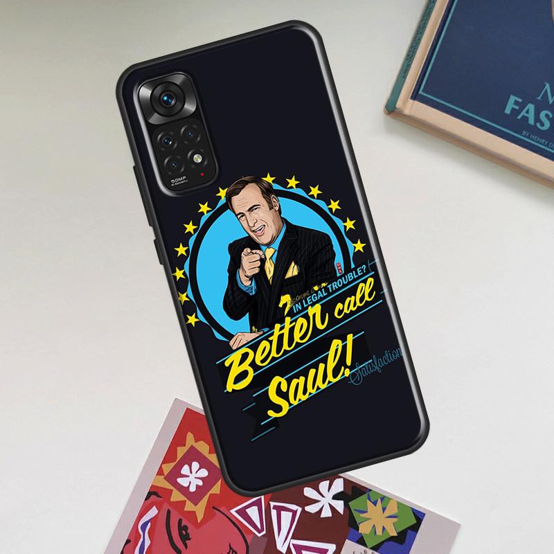 Better Call Saul Case For Xiaomi Redmi Note 13 14 Pro 10 11 12 15 Pro Plus Redmi 15 14C 13C 10C 12C 15C Cover