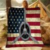 1pc flag pattern blanket, all season lightweight home office outdoor nap multifunctional blanket