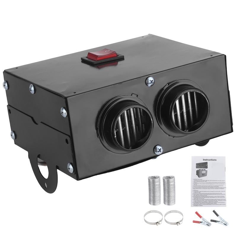 12V 400W-600W Heater 2 Hole Winter Rapid Heating Windscreen Frost Removing Low Noise 12V Car Heater Car Defogger Car Defroster