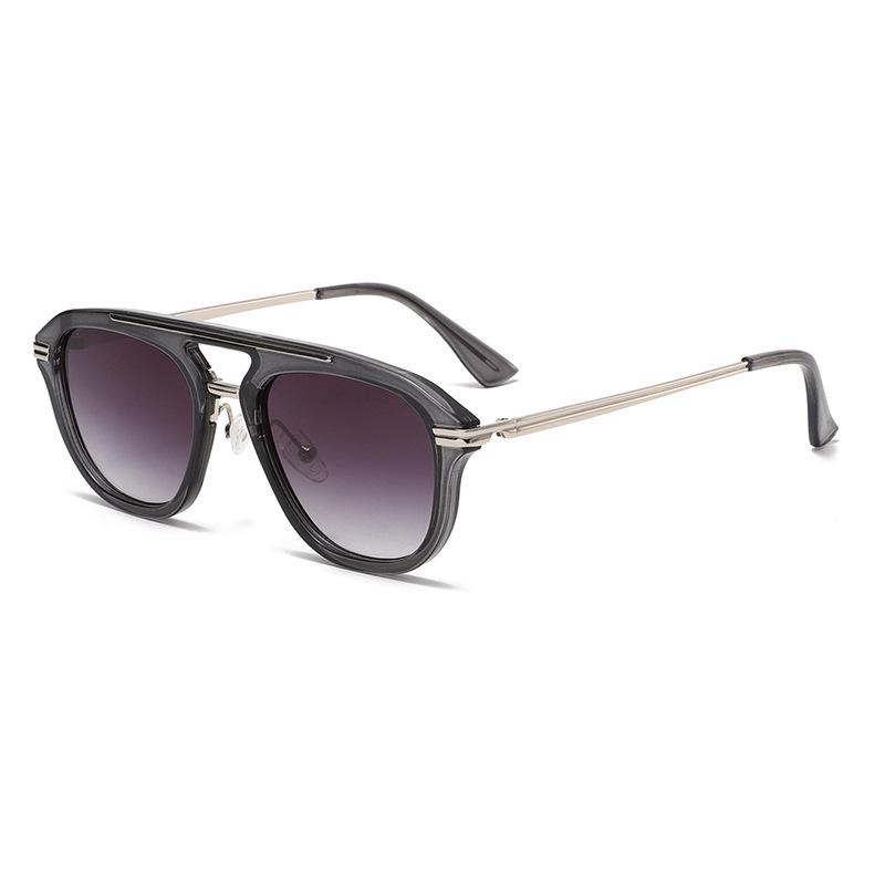 3502 Fashion Pilot Sunglasses for Men Women, Retro Double Bridge Sun Glasses, Vintage Personalized Avaitor UV400 Shades 603384