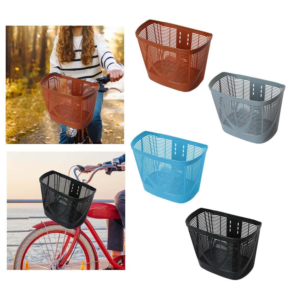 Support de panier avant de vélo Design rétro Porte-panier multifonction Panier de cyclisme pour