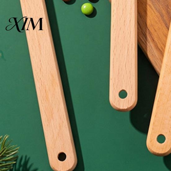 Butter Spreading Scraper Silicone Spatula with Wooden Handle, Christmas Tree/Snowman/Santa Claus/Elk Pattern Baking Accessories for Home Decor,
