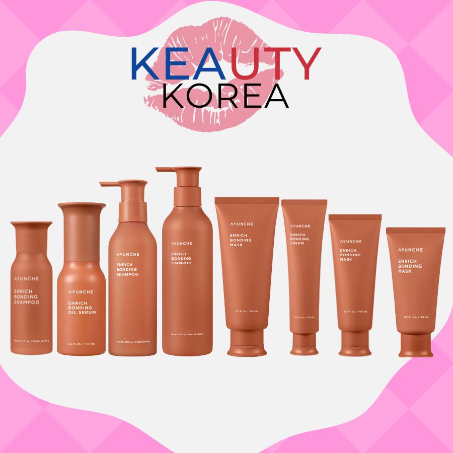 

Ayunchae Enrich Bonding Hair Care Sets [Shampoo, Mask, Cream, Oil Serum] Shampoo 50g + Mask 30ml