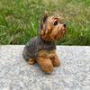 Schnauzer Dog Resin Ornament - Creative Car Decor Craft