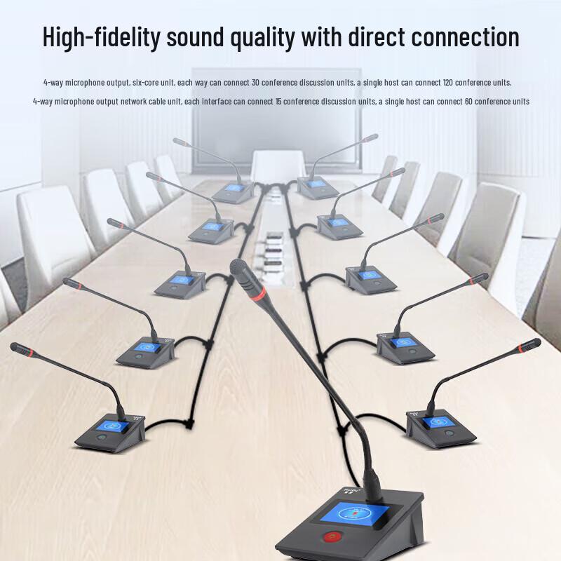 Huidu YX-X8S Professional Digital Conference Microphone System (CN Version)