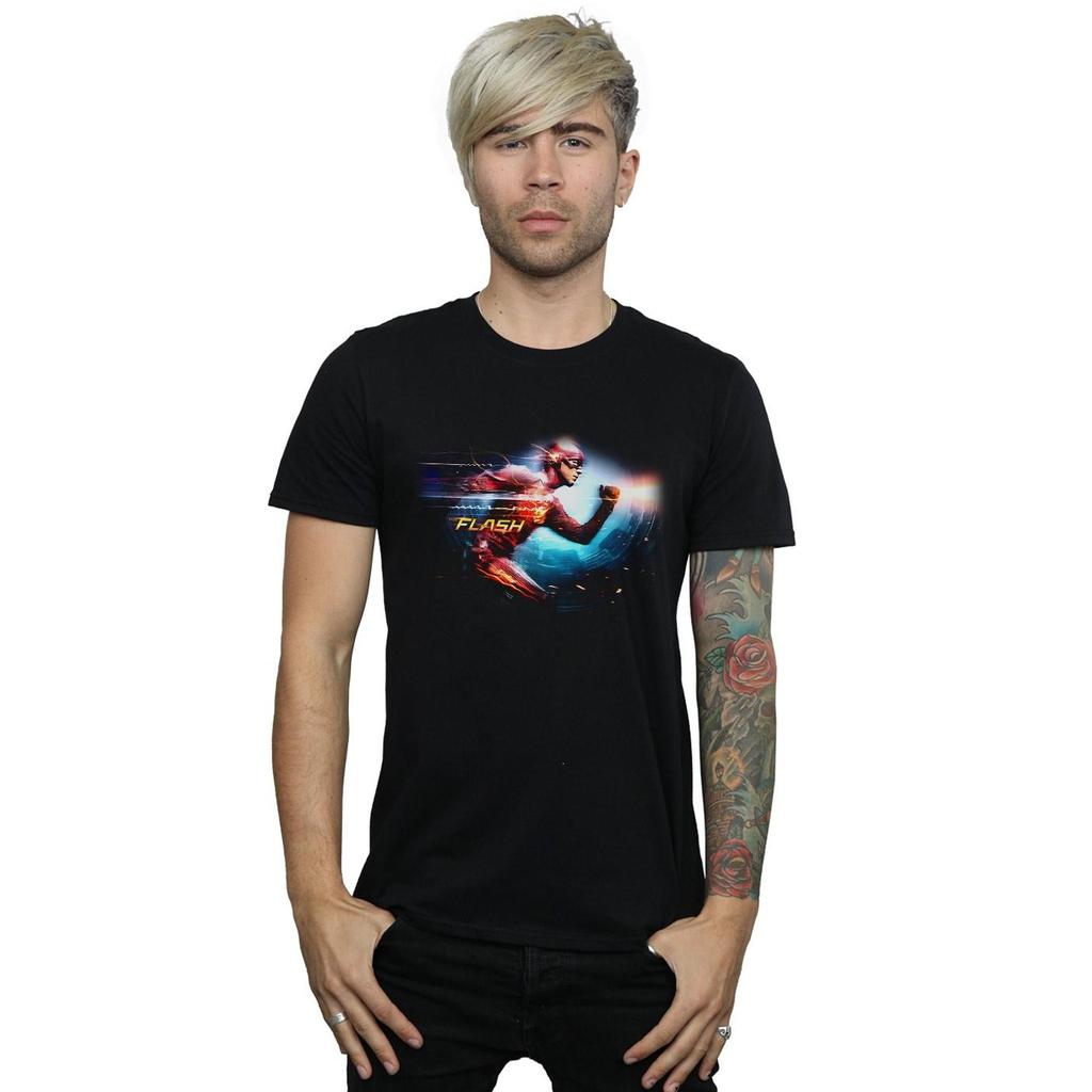 DC Comics Mens The Flash Sparks T-Shirt