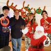Inflatable Reindeer Antler Ring Toss Game, Fun Christmas Party Decor & Outdoor Lawn Game, Festive Family Activity