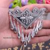 Miao Ethnic Silver Pendants & Handmade Hanfu Hairpin Accessories with Sesame Bells