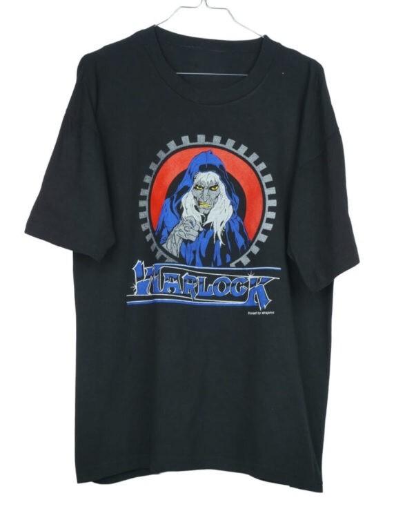 Vintage Warlock Doro Pesch Tour Shirt Short Sleeve Black Unisex S-5XL Unisex T-Shirt XXL