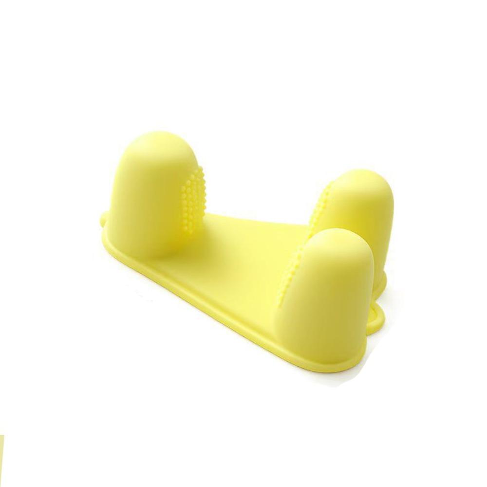 Non-slip Potato Chips Finger Sleeve Heat Resistant Food Clip  Fried Chicken жёлтый