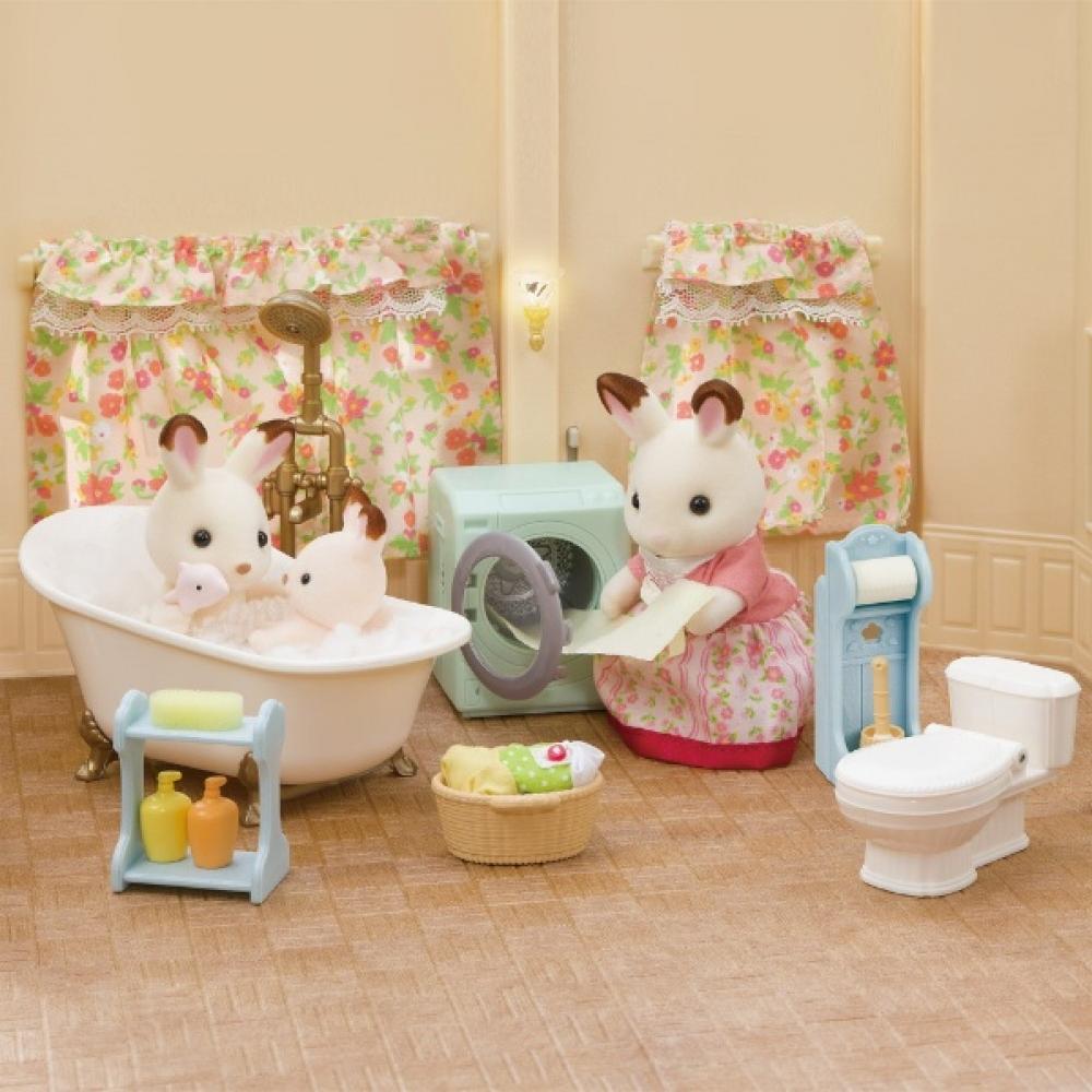 Epoch Sada luxusního nábytku Sylvanian Families C 213 Big House s červenou střechou