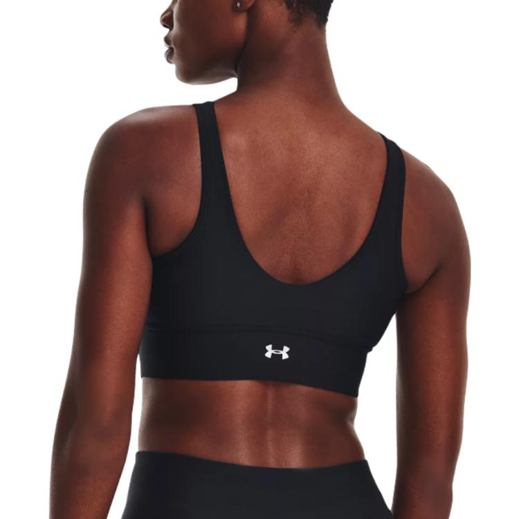 Under Armour Infinity Solid Biustonosz Sportowy o Średniej Intensywności Kobiety Bielizna Czarny 1376883-001