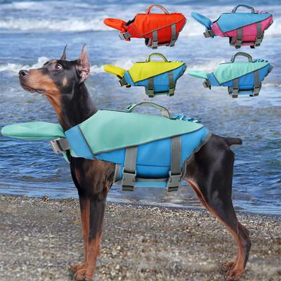 Chaleco Salvavidas Ajustable para Perro Chaleco de Natación Reflectante con Asa de Rescate para Diversas Razas Alta Flotabilidad para Natación Playa