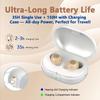 Invisible Rechargeable Hearing Amplifiers for Seniors , Smart Touch Control, Magnetic Fast Charging with Charging Case, Clear Sound, Comfortable Fit