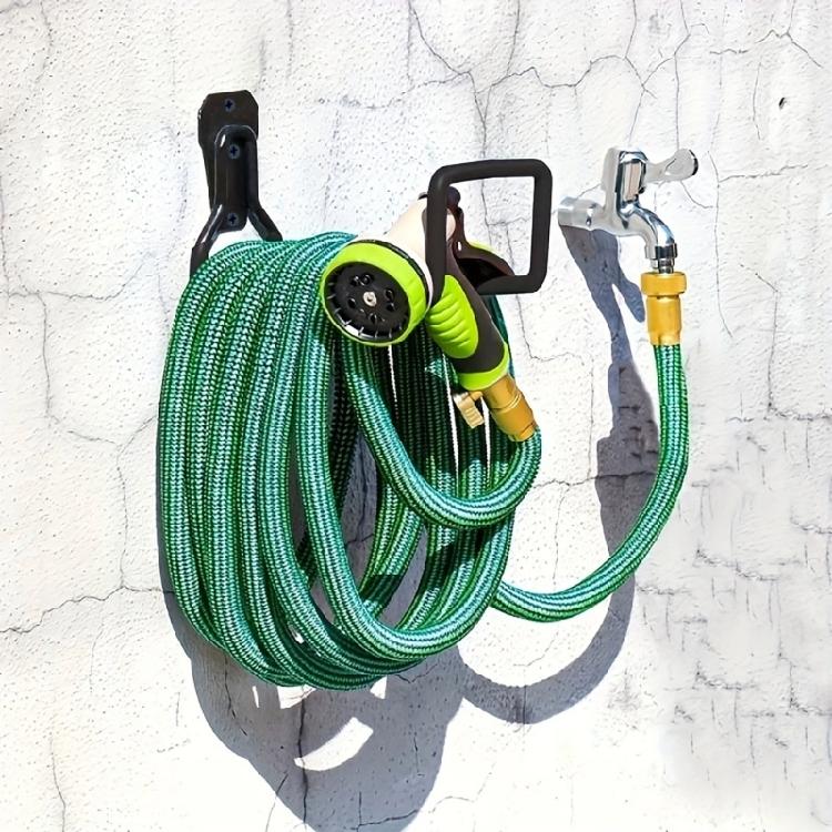 2 Pack Multipurpose Garage Storage Hooks Practical Water Pipe Hanger Efficient Organization Bracket for Garden Tools