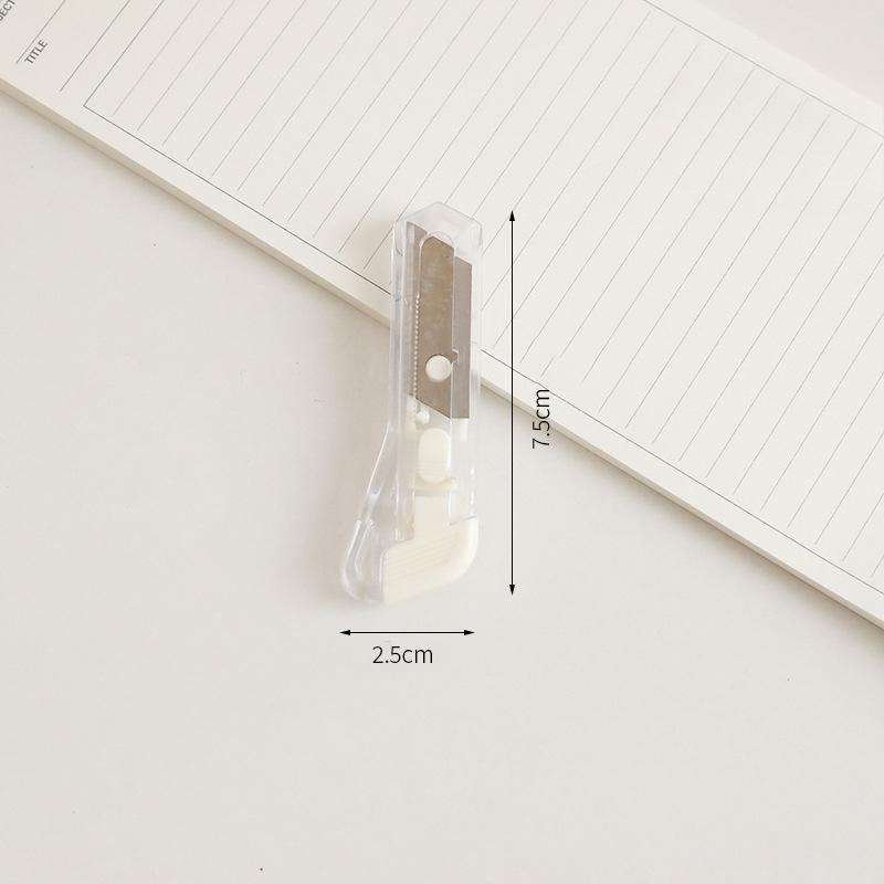 

Минималистичный канцелярский нож в стиле Muji, мини, малого размера, с маленьким лезвием для вскрытия посылок и коробок, студенческий нож ручной работы, резак для бумаги Small