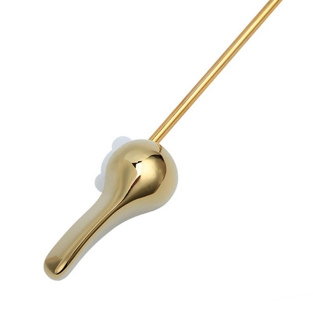 Multifunctional Chromes Toilet Tanks Lever High Strength Sturdy Zines Alloy Handle Bathroom Accessory for Household Use