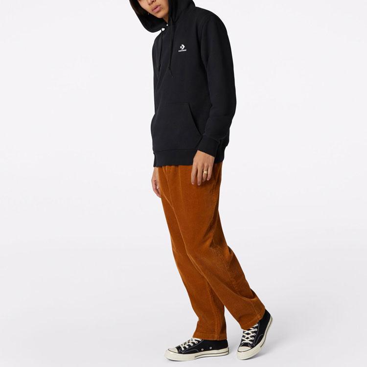 Converse Sweatshirts Men's Black Hooded Moderate Regular 10020343-A01