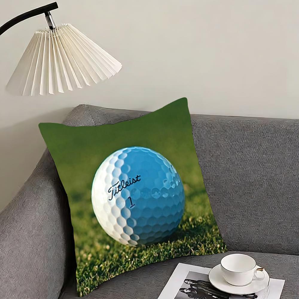 Golf Sports TTitleistS Cushion Cover Elegant Comfort Pillowcase Sofa Bed Doublesided Printed Invisible Zipper Home Decor