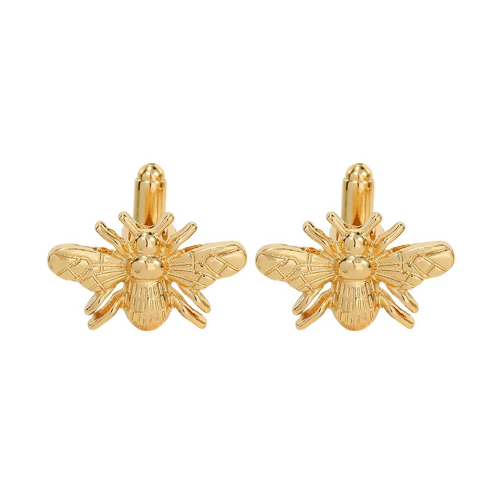 

Proud to Bee Collection Cufflinks Ancient Silver Gold Colors Insect Gemelos For Man Boys Shirt Suit Jewelry Accessories