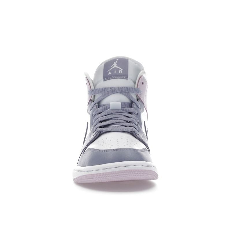 Air Jordan 1 Mid Indigo Haze Doll Women Sneakers Purple White BQ6472-510
