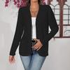 Cardigan elegant cu mâneci lungi, culoare uni, cu buzunare - Colecția de toamnă 2025
