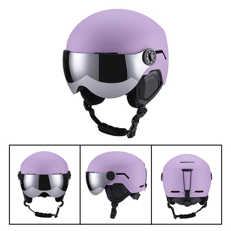 Professional Hot Selling CE CPSC Standard Ski Helmet With Goggles Adults Safety Snow Helmet Head Protection Snowboard Helmet