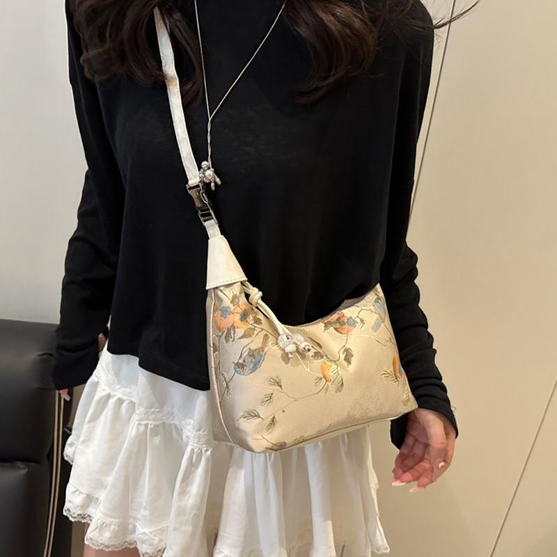 New Chinese Style Women'S Handbag 2025 New Style High-Value Fashion Shoulder Bag/Crossbody Bag/Handbag