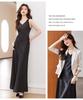 Women's Petite Acetate Satin Blazer & Dress Set - Spring 2026 Collection
