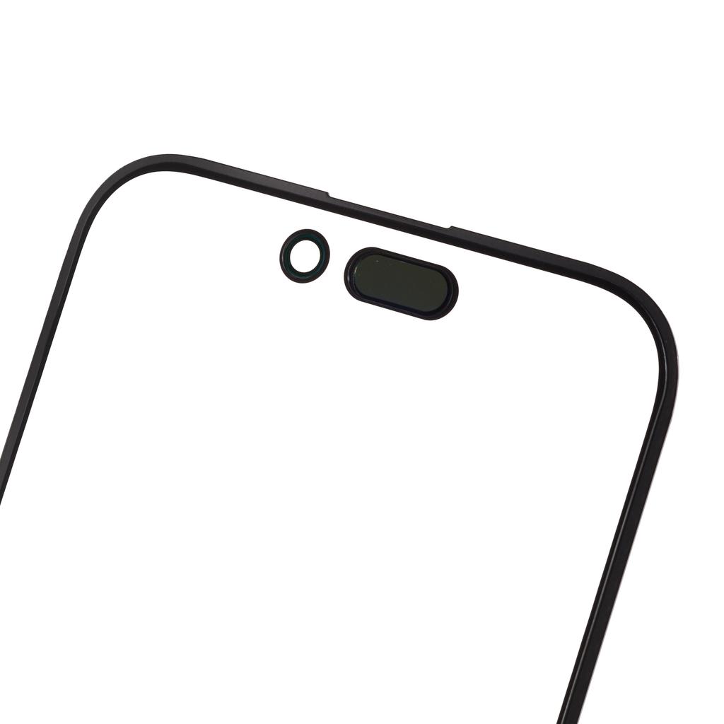 Für iPhone 14 Pro Bildschirm Glaslinse+OCA Kleber Ersatz (ohne Logo)