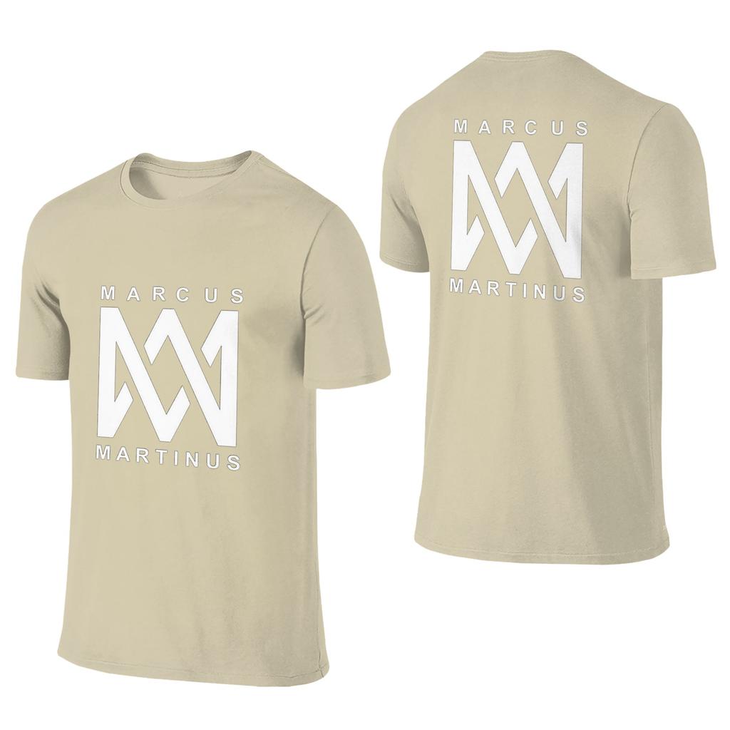 Marcus And Martinus Norway Unisex Tshirt Double Sided Plus Size T Shirts Unisexs Round Neck Cotton Tees Short Summer Male
