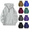 Pánské mikiny s podšívkou Fleece pulovry Basic topy Teplé zimní mikiny Pánské oversized fleecové mikiny s mikinou