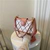 Modern Pu Pearl Chain Crossbody Bag With Magnetic Closure For Daily Casual Use