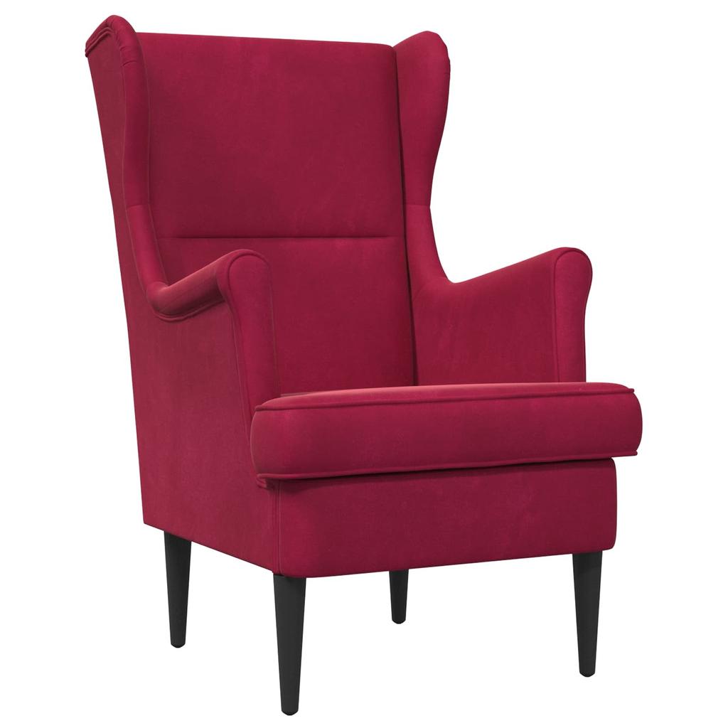 Armchair Burgundy Velvet