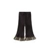 2025 Autumn Girls' Flare Pants: Skin-friendly, Comfortable, Lace Leggings for Kids