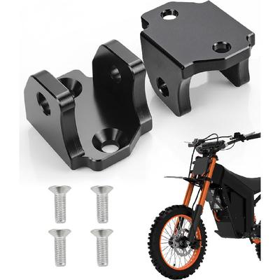 E Dirt Bike Foot Peg Bracket for Tutti Soleil 01, Aluminum Footrest Bracket for Tuttio Soleil 01, Knight Black